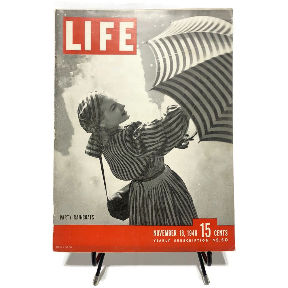 LIFE Magazine November 18 1946 Party Raincoats Republicans New Political Era